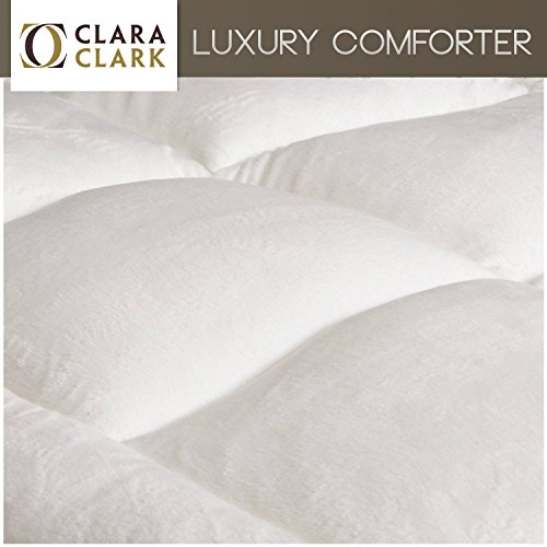 image for Clara Clark Full/Queen Size Comforter Goose Down Duvet - White, Hypoal