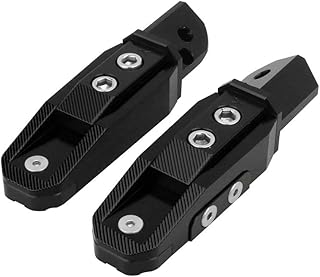 Motorrad CNC Aluminium Fußrasten Fußrasten Pedale Für Yamaha R1 R6 MT07 MT09 XJ6 FZ1 FZ6 FZ8 Street Bike, Schwarz