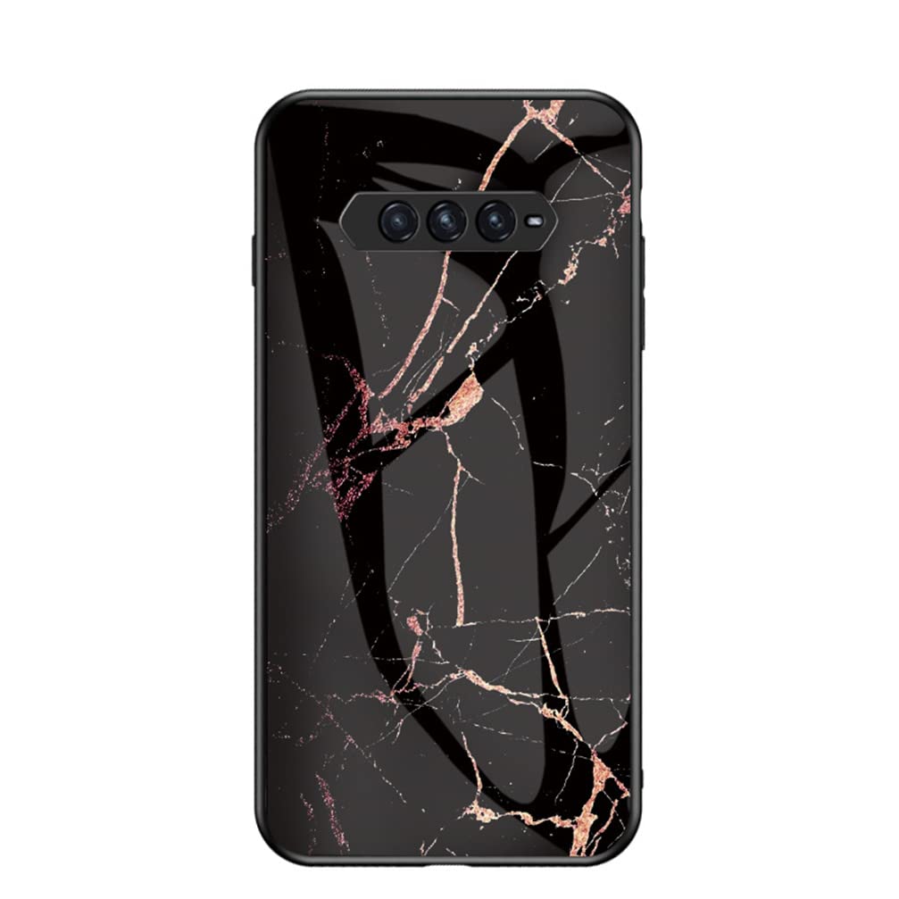 BAILI Custodia Per Black Shark 5 In Vetro Sfumato - Cover Sottile Rigida E Morbida Con Protezione Antiurto, Colore Sfumato - 4