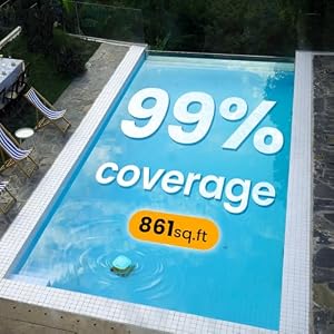 Poolmate Hydro 3 Robotic Pool Cleaner for IngroundAbove Ground Pools 150W Cordless Pool Vacuum Max 200min Runtime 41L Filter Basket Auto WaterlineWall Cleaning Max 1076 sqft Coverage 2024