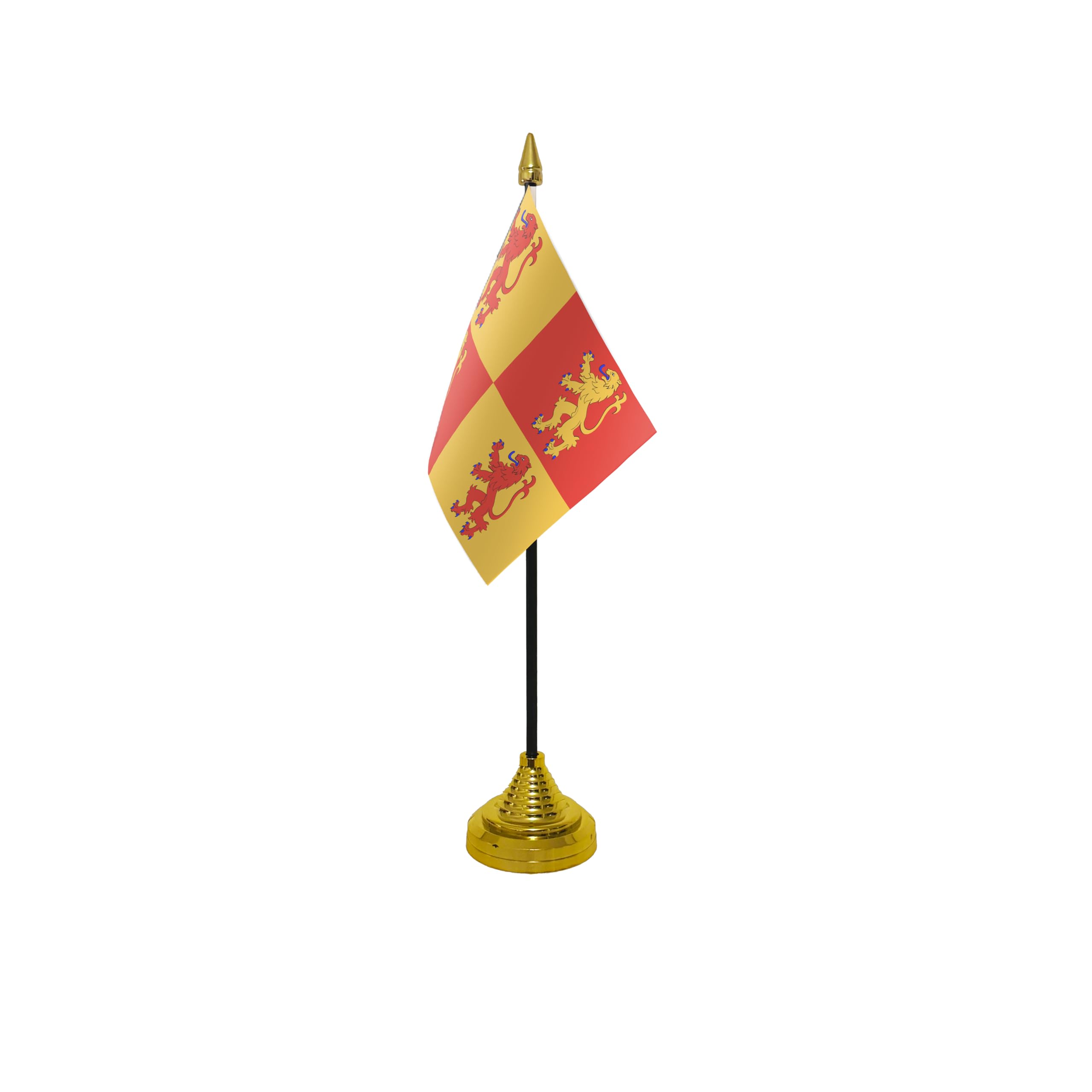 Flagtex Owain Glyndwr Small Table Flag With Gold Base