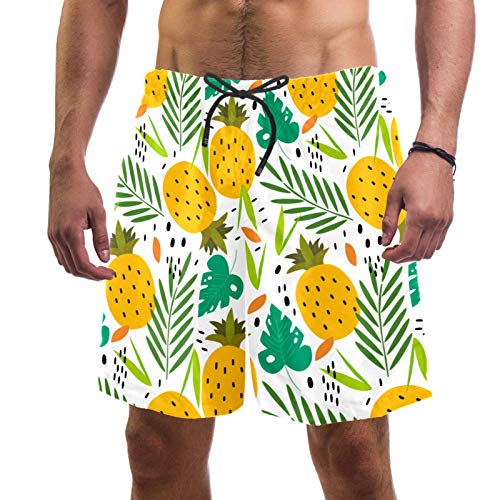 Short de bain homme avec poches et doublure maille contre les irritations de plage