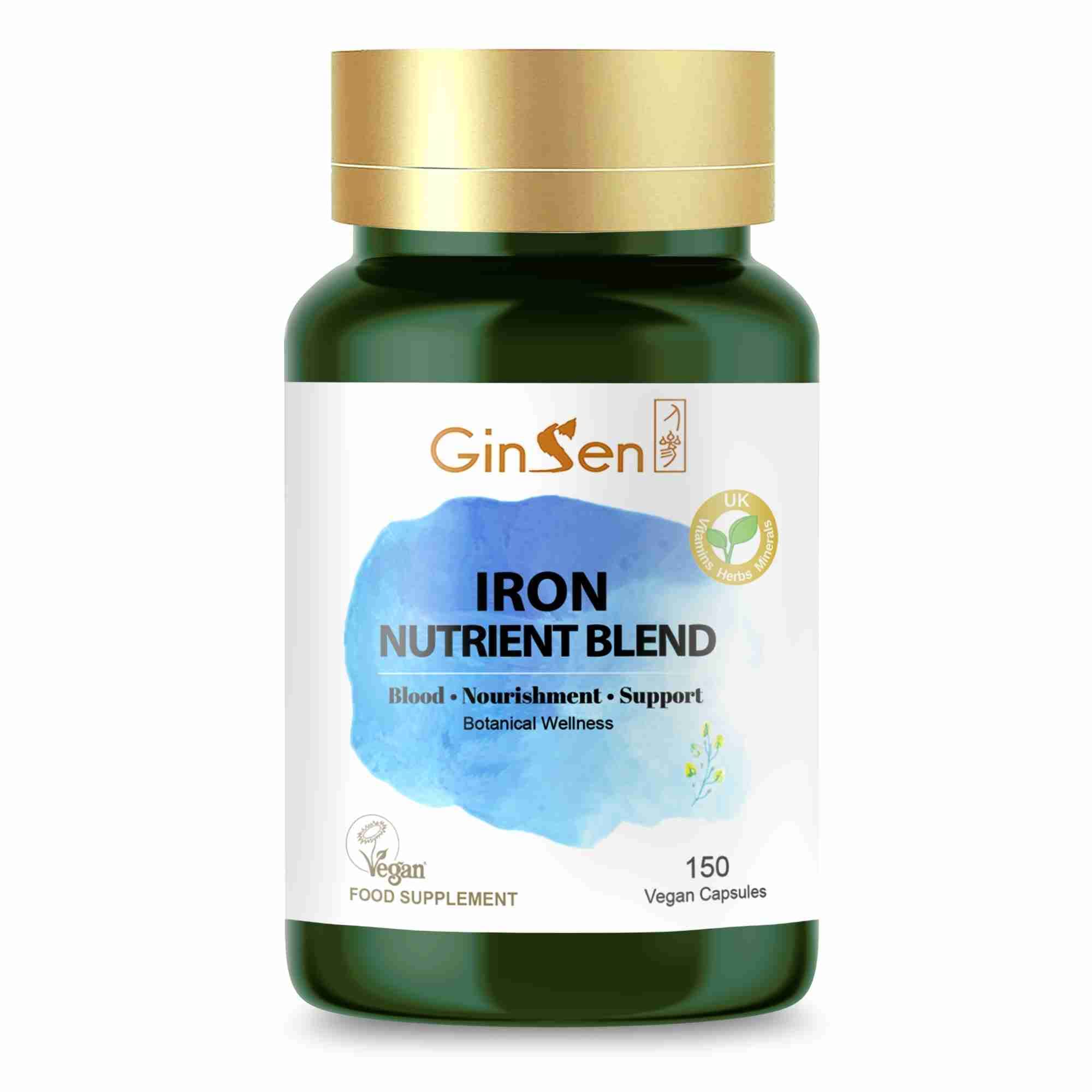 Sponsored Ad – Iron Nutrient Blend, Natural Source of Iron, Iron Deficiency, 150 Capsules, Vegan Approved, Made in UK