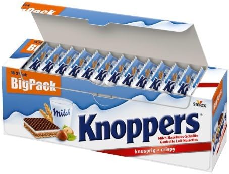 Knoppers - Big Pack Milk hazelnut cuts - 15pcs / 375g