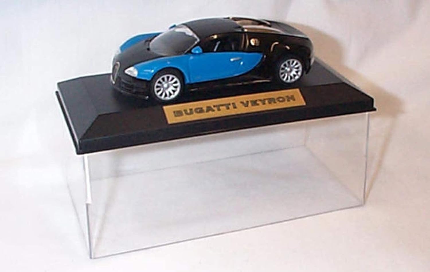 Ixo. blue and black bugatti veyron car 1.43 scale diecast model