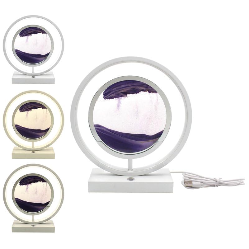 Lesser & Pavey Quicksand Purple Decor Table Lamp