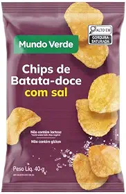 Chips de Batata Doce com Sal Mundo Verde 40g