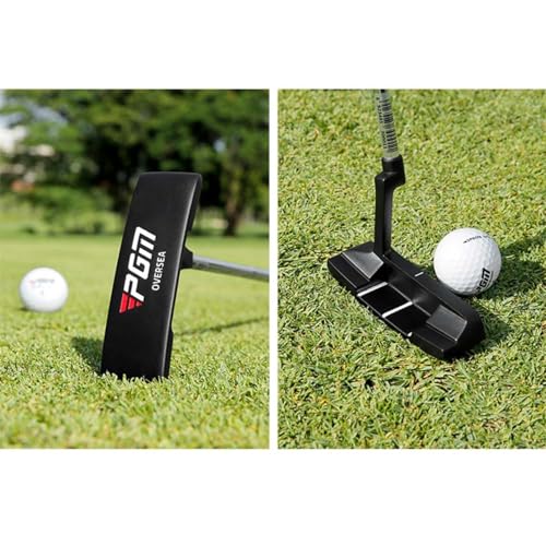 Putter de golf izquierdo de la derecha con el eje del acero, cabeza de la aleación de zinc para el control estable, putters de la barra del empuje del estilo de la cuchilla para los hombres, club de p