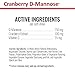Cranberry D-Mannose Urinary Tract Support Supplement for Cats and Dogs - Cranberry Extract, D-Mannose, Vitamin C - Bladder and UTI Treatment - Made in USA - 120 Soft Chews