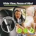 Baby Car Mirror – The Safest Way to Keep an Eye on Your Little One | Shatterproof, Wide-Angle Car Mirror for Baby with Secure Straps & 360° Adjustability | Peace of Mind for Every Drive