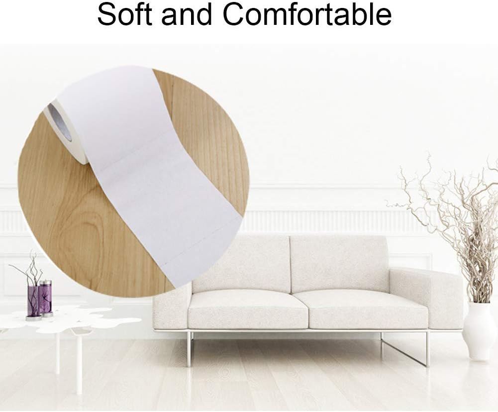 Hometti 12 Rolls Toilet Paper 3 Layers Soft and Comfortable Toilet Tissue Cotton Roll Paper Skin-Friendly Household Towel Tissue for Home Kitchen Cafe Shop Restaurant