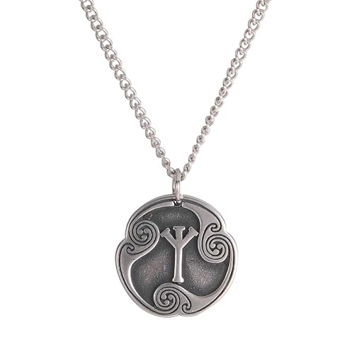 24 Runes Talisman Viking Jewelry Asatru Necklace Pagan Wiccan Pendant