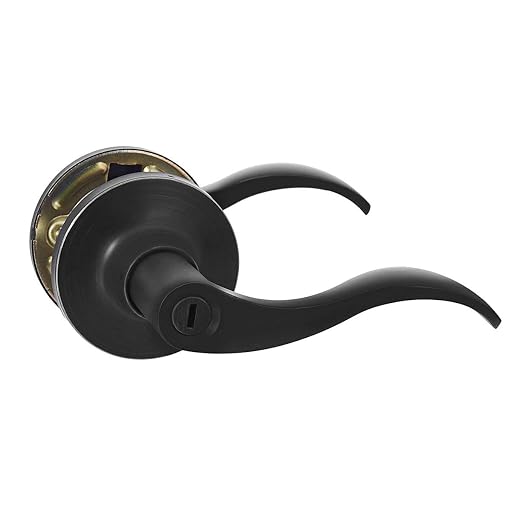 MockWares Basics Wave Privacy Door Lever