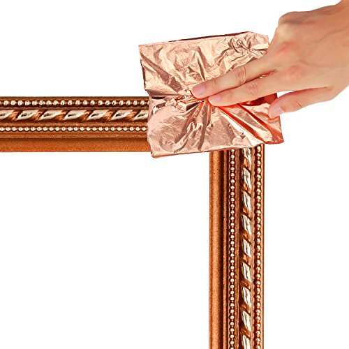 Shappy 100 Fogli Imitazione Foglia Rosa Oro per