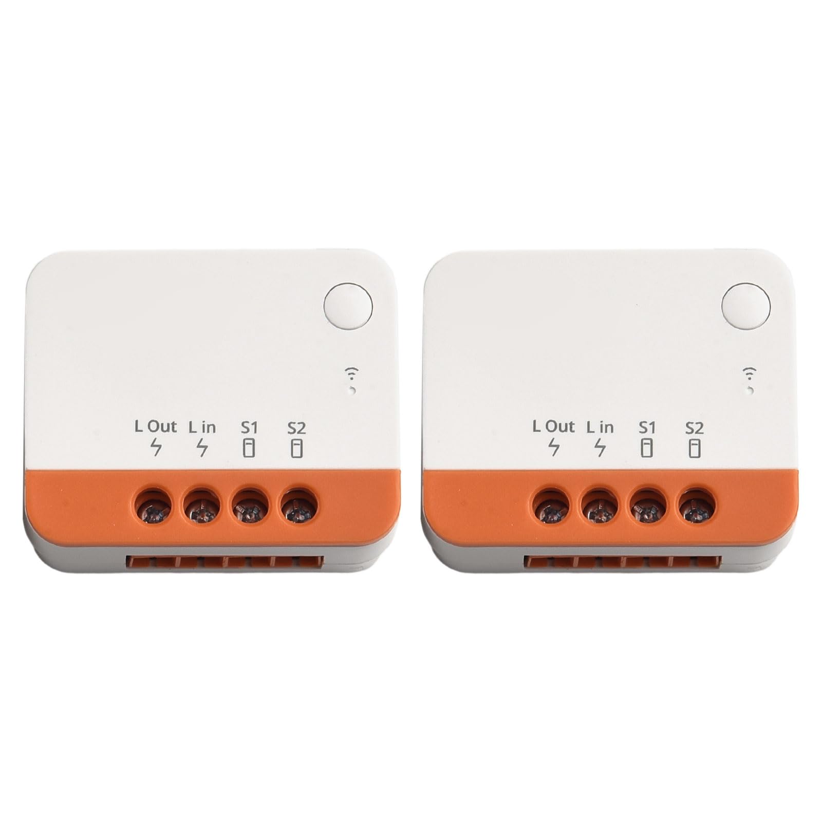 FUBESK Mini interruttore intelligente, interruttore della luce a 2 vie, compatibile con Ale*xa, PER Smart Switch ZBM*INI-L2 Modulo relè bidirezionale APP Controllo vocale