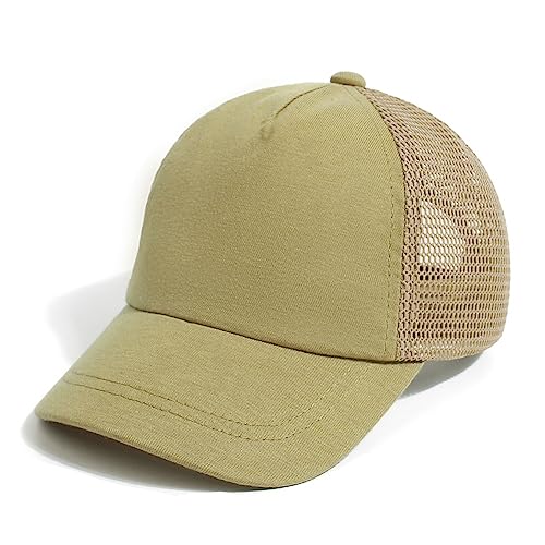 Image of Toddler Baseball Hat Sun Protection Baby Boy Baseball Cap Adjustable Fit Mesh Baseball Hat Outdoor Beach Sun Cap for Kids