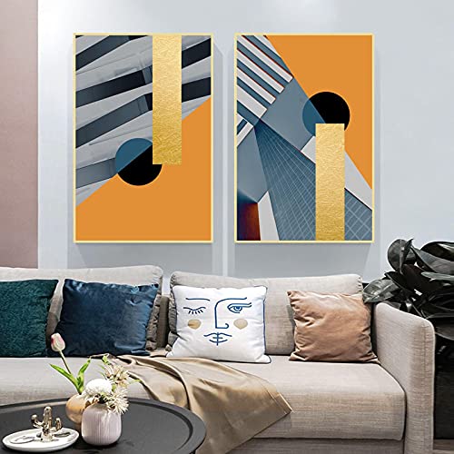 Impression murale géométrique sur toile haute définition 30x45 - 5