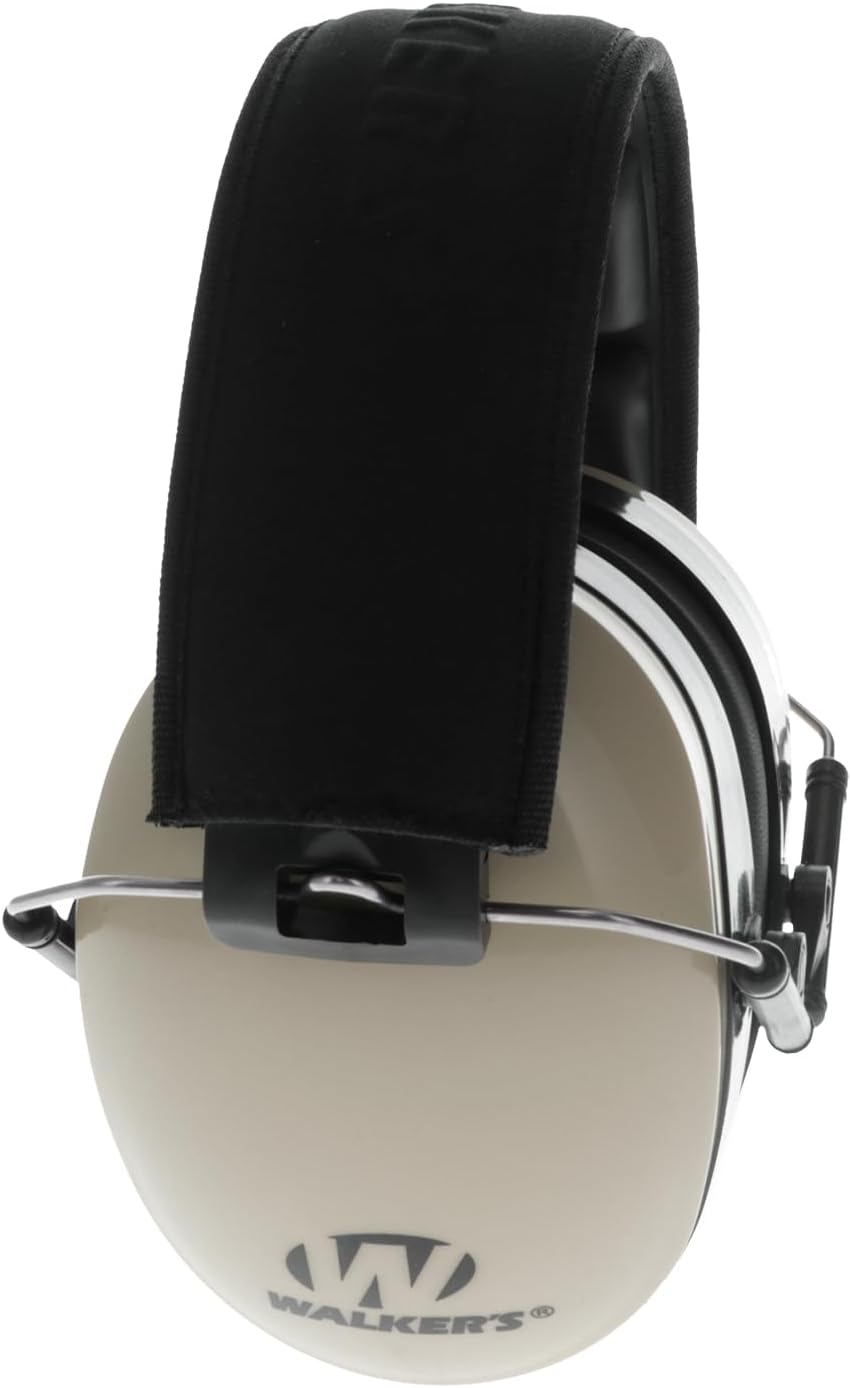 Walker's Dual Colored Passive Muff - Compact Folding Lightweight 26dB NRR Hunting Gun Range Shooting Hearing Protection Muff Flat Dark Earth One Size