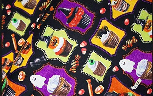 Monster Mash - Halloween - Robert Kaufman - AKO-72849-2 - Black - Robert Kaufman