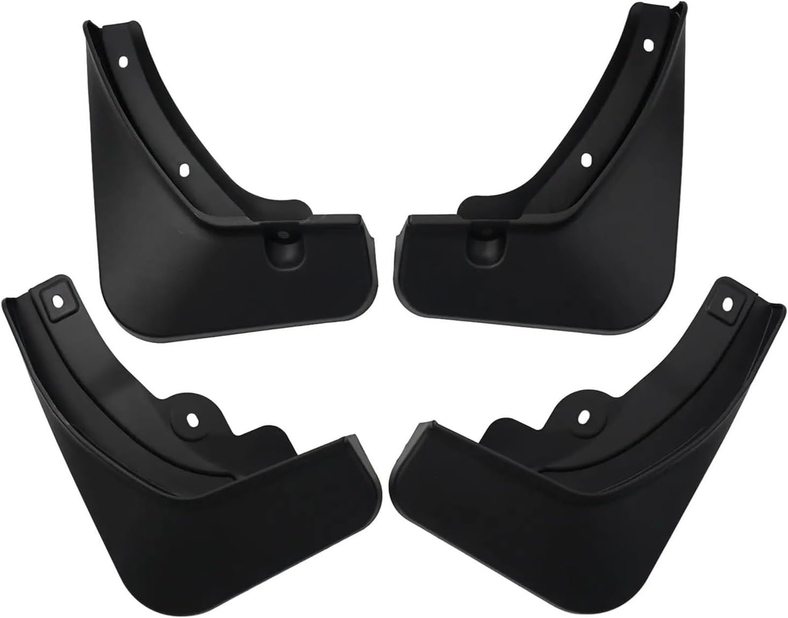 Guardabarros delanteros negros para Hyundai Ioniq 5 2020+ con 4 protectores contra salpicaduras 7