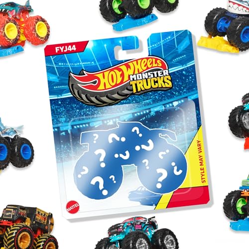 Hot Wheels Monster Truck Carros de brinquedos 1:64 (modelos sortidos, seleção aleatória), FYJ44