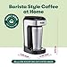 BELLA One Scoop One Cup Coffee Maker, Single Serve Brewer with Adjustable Drip Tray and Permanent Filter, Dishwasher Safe, Stainless Steel and Black
