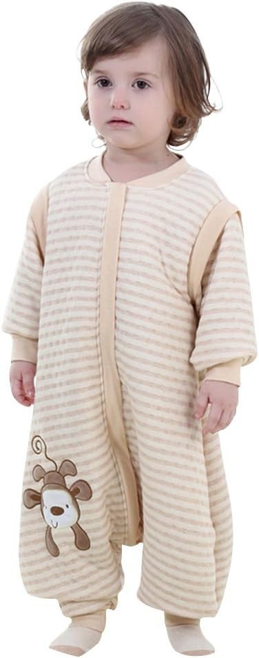 G' Abigale Fairy 100% Organic Cotton Lovely Monkey Baby Sleeping Rack Bag (M, Beige)