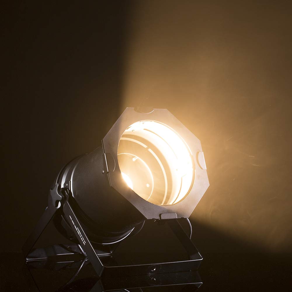 ETEC Professional LED PAR 64 COB 3000K 200W Zoom Scheinwerfer Theater Stufenlinse Spot warmweiß Bühne Kanne Show Event DJ Licht