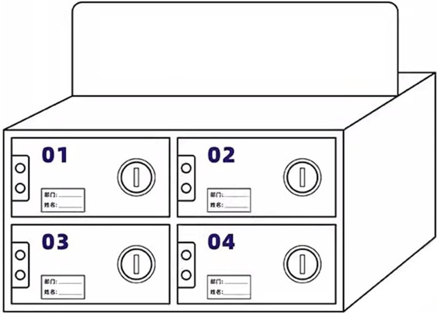 携帯電話収納ボックス アクリル 携帯電話収納 ホワイト 携帯電話ロッカーボックス ホームオフィス 会議室用品、1色-4