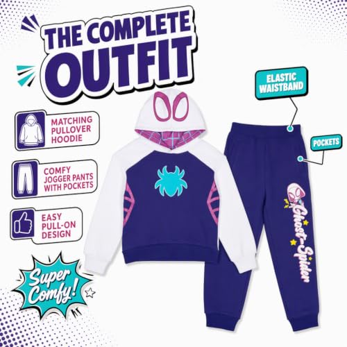 Image of Marvel Cosplay Fleece Hoodie and Pants Set Toddler to Big Kid
