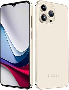 IKALL Z19 Pro Ultra Smartphone (6.5 Inch HD+ Display, 6GB, 128GB) (Gold)