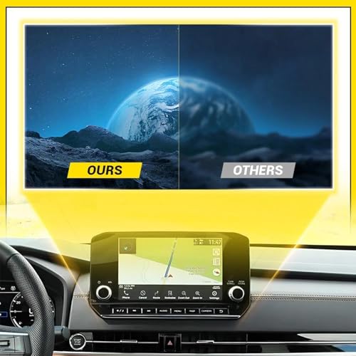Image of 8 inch Touch Screen Digitizer Replacement for Mitsubishi Outlander 2019-2022 LCD Display Radio Screen Replaces 8740A130, 8740A040, 8740A076