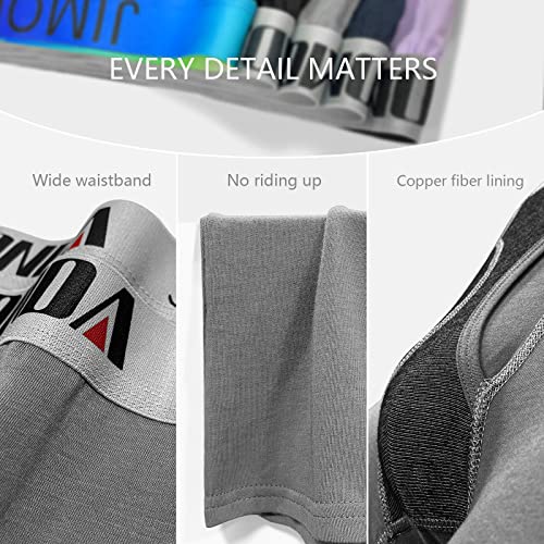 Jimonda Soft Underwear Pack Mens Breathable Bamboo Rayon & Copper Fibre Boxer Briefs Fly Front with Pouch4