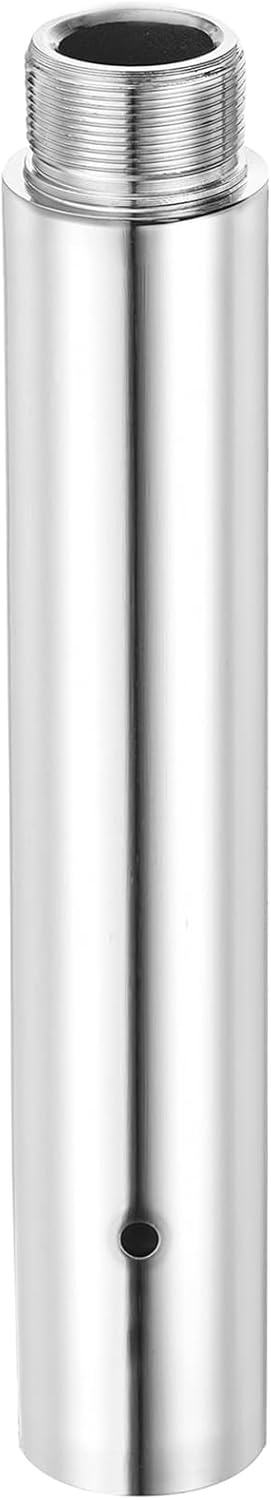 Pole Extension for Dancing Pole, 45mm Stainless Steel Extending Tube to Connect Stripper Pole, 125mm/250mm/500mm Height Adjustable Replacement Accessories for Home Dance Pole