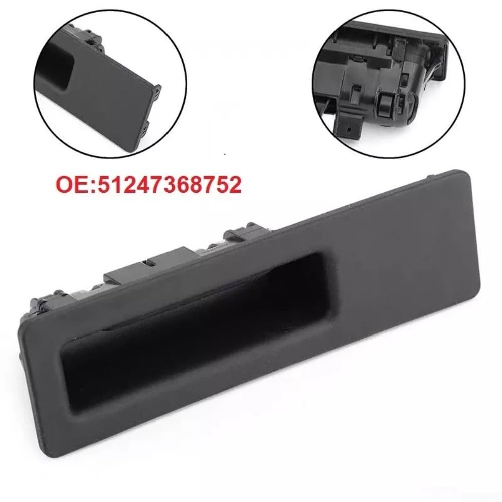 Interruttore a pulsante per maniglia portellone posteriore per BMW F10 F11 Serie 5 2010-2015 F25 X3 2010-2017 F26 X4 F15 X5 F16 X6 SUV 2014-2017 senza telecamera posteriore ABS Materiale OEM