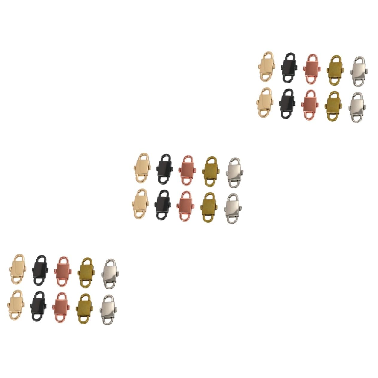 Lurrose 30piezas Hebillas Ajustables De Metal Para Bolsos Para Para Ajustar De Correas Accesorios De Moda Para Tu Bolsa