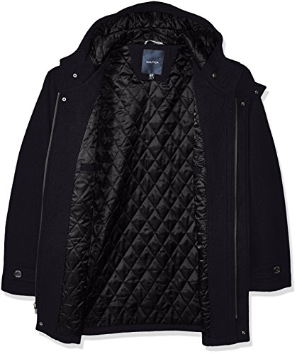 Image of Nautica Men's Wool Blend Peacoat - Double-Breasted Winter Coat, Regular, Big & Tall Sizes