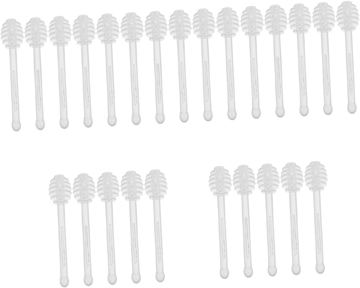 25pcs Convenient Honey Stirring Rods Reusable Honey Dippers for Easy Distribution Reuse