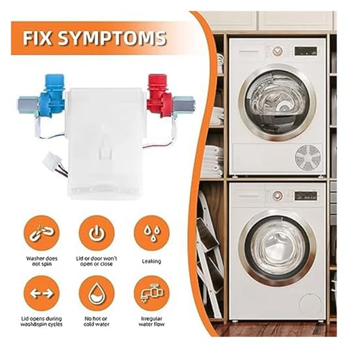 1 PCS W11210459 W10869799 Washing Machine Water Inlet Valve Replacement Parts Accessories Compatible For Whirlpool,Compatible For Maytag - Image 4