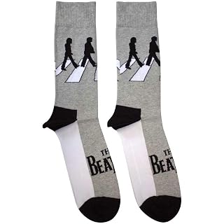 The Beatles – Socquettes motif/style Silhouette ABBEY ROAD – Adulte - Les Beatles, Paul McCartney, John Lennon, RIngo Starr, George Harrison