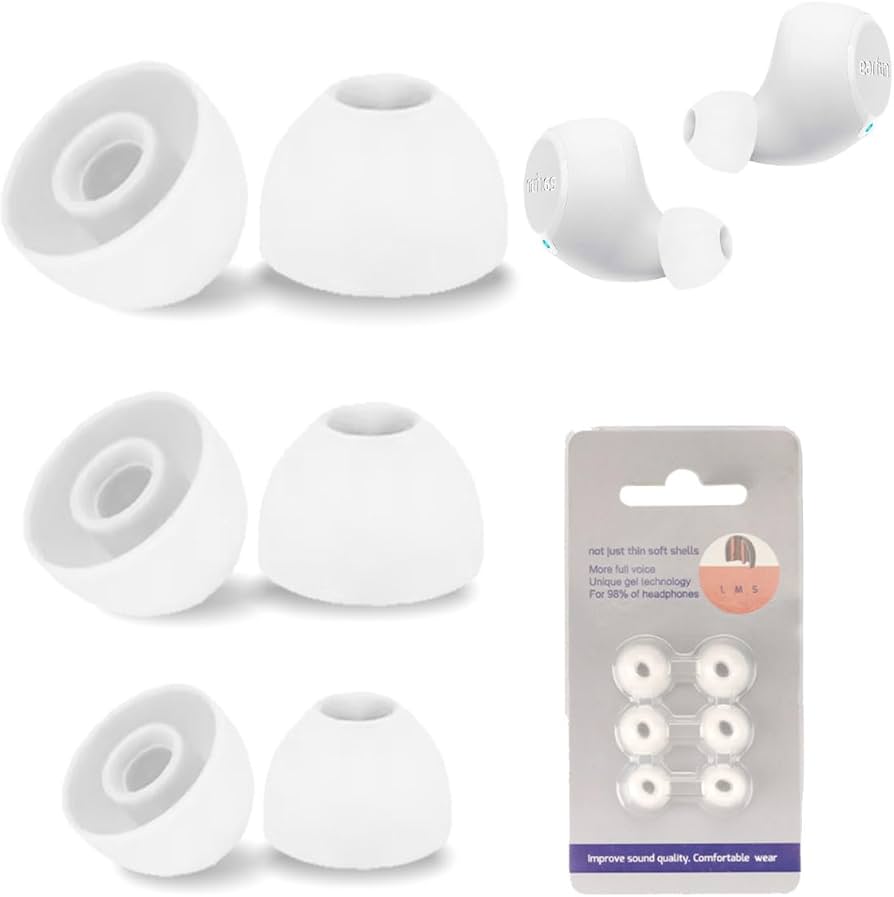 Amazon | EarFun 対応 交換イヤーピース 交換用シリコン耳栓 Air Pro 3