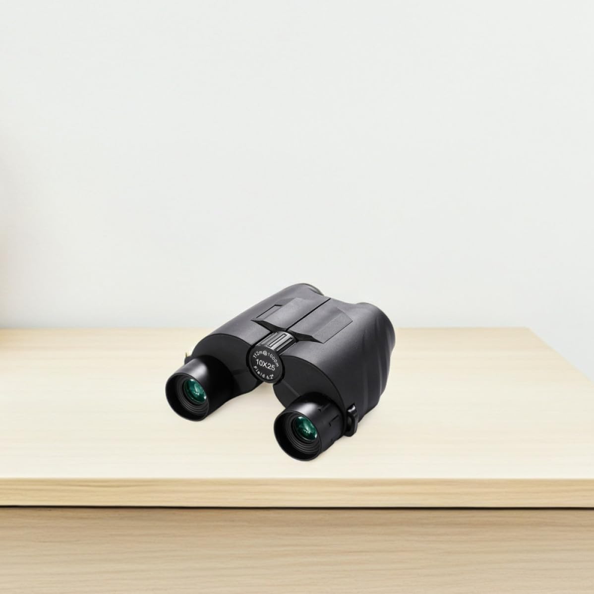 Binocolo 10x25 Compatto Nero in Abs ad Alta Definizione