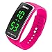 Produktbild DDLBiZ® Unisex Mode-Silikon-LED Sport-Armband-Touch-Digital-Armbanduhr (Hot Pink)