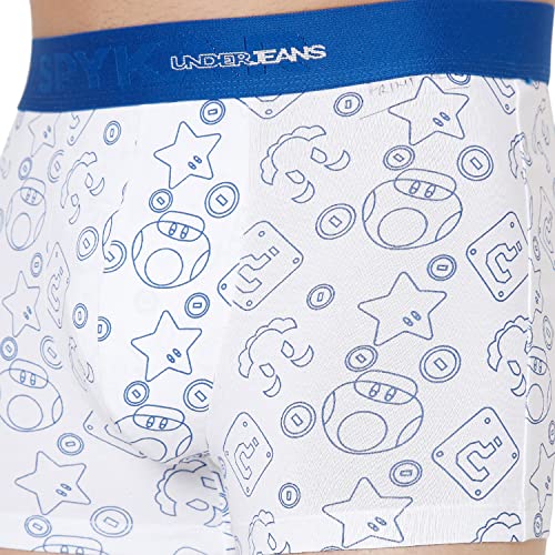 Image of Underjeans Men's Cotton Blend Trunks (UJNPTS050Black)