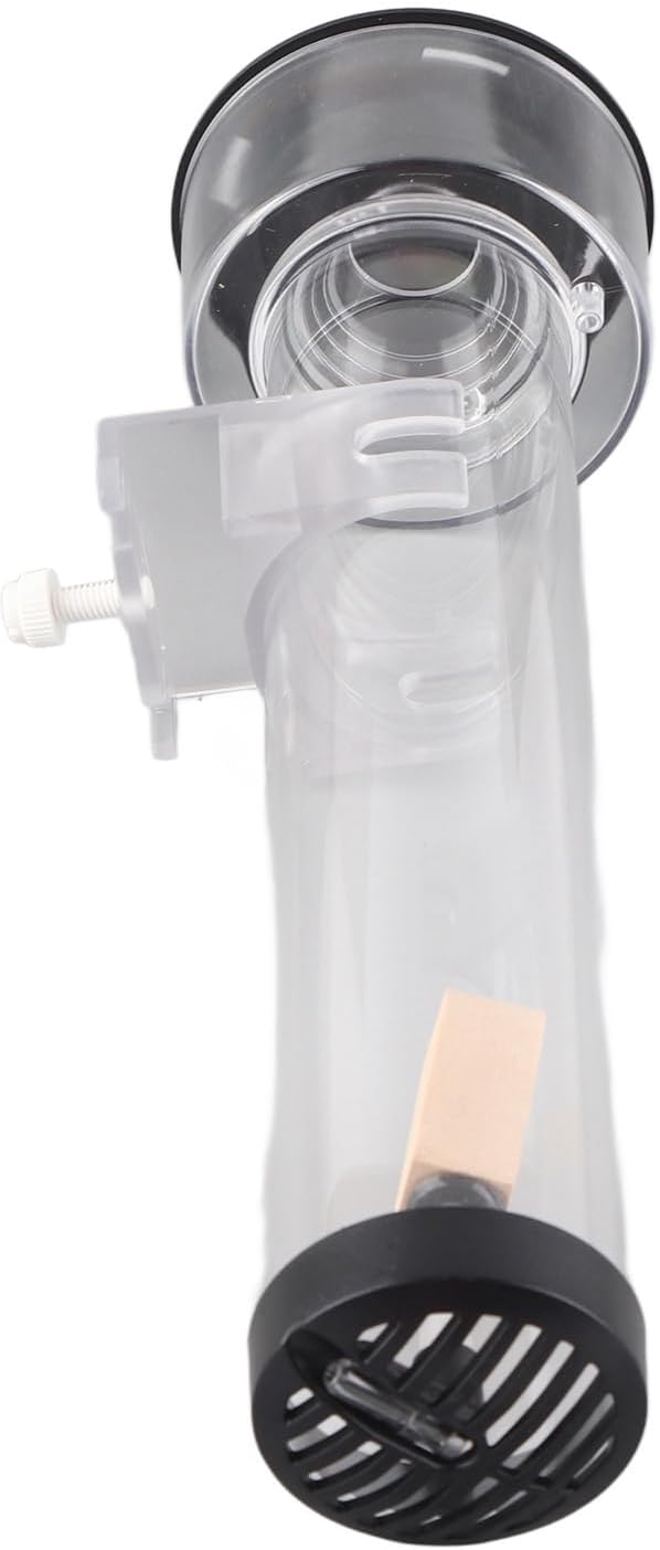 Precise Fish Tank Protein Skimmer with Efficient Lime Wood Bubble Wood for Aquarium Water Protein Separation, Clear View and Durable Fish Tank Accessory for Increased Dissolved Oxygen in Water