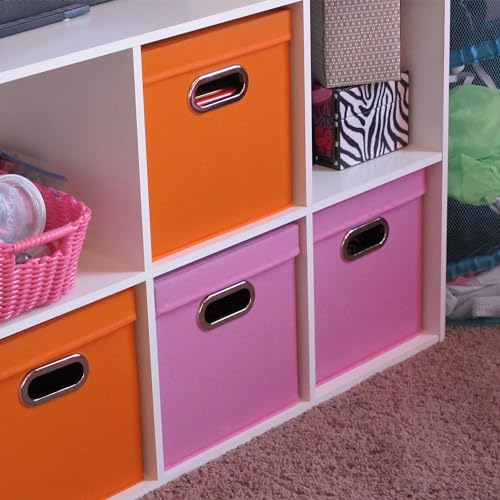 Image of Household Essentials Cube Set with Lids, Pink, 2-Pack
