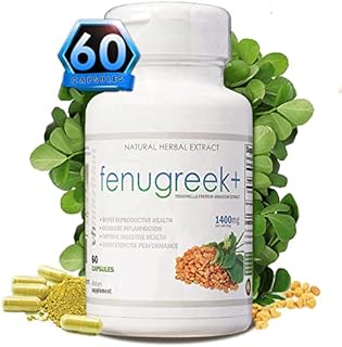 VH Nutrition Fenugreek+ | Fenugreek Capsules | 1400mg Lactation Supplement | Extra Strength Mother's Breastfeeding Support Formula to Increase Milk Supply | Easy to Swallow Capsules
