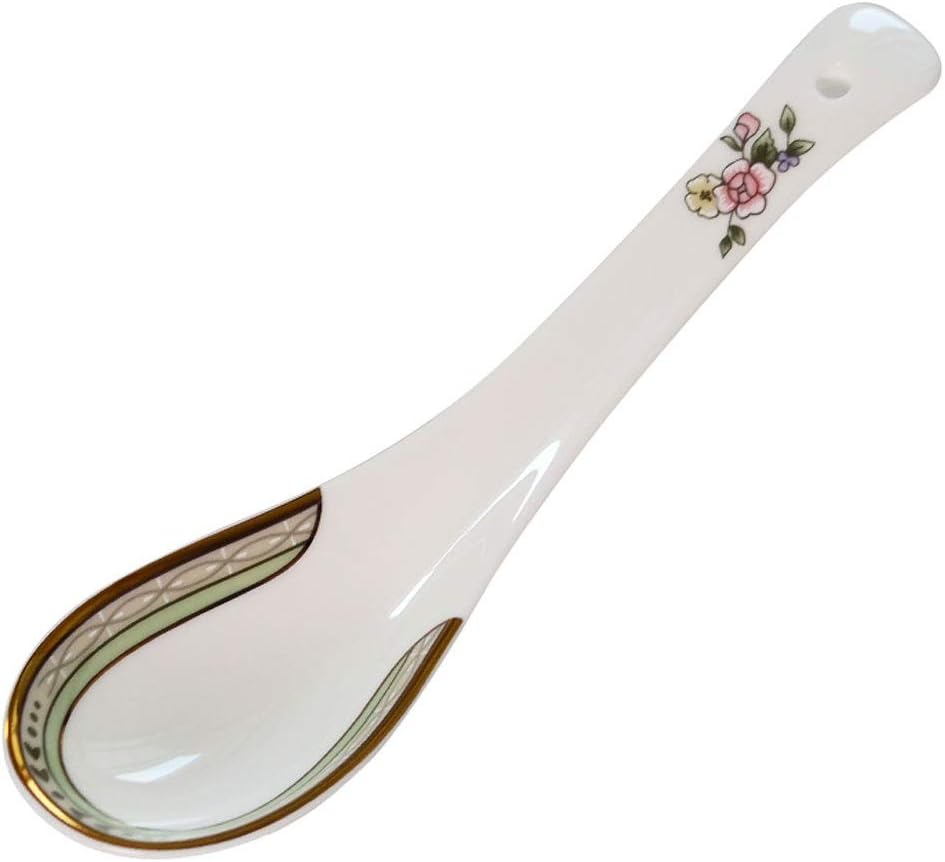Bulk Spoons Set Ceramic Spoon Set Household Small Spoon Rice Spoon 10 Pieces Bone China Ceramic Spoon 5.6 Inches Long Spoons for Eating
