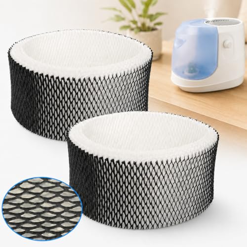 Podoy HWF62 Humidifier Filter Compatible with Holmes Sunbeam Humidifier Filter A Replace HWF62 HWF62CS HWF62D SCM1100 SCM1701 SCM1702 SCM1762 SF212 HM1300 HM1761 (2 Pack)