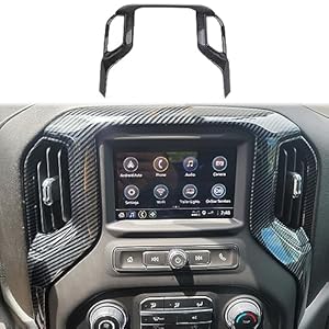Fewshaw Karbonfaser Armaturenbrett Abdeckung für Silverado/Sierra